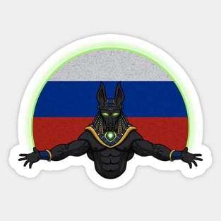 Anubis Russia Sticker